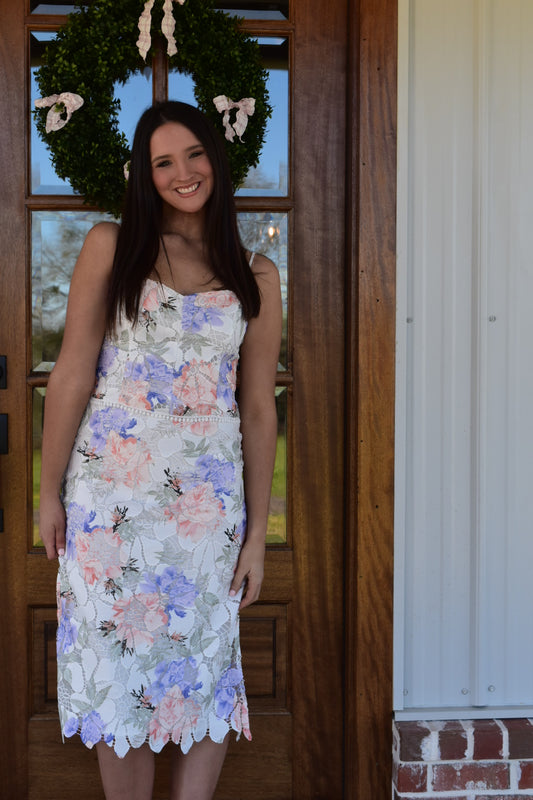 Alisyn Floral Lace Set