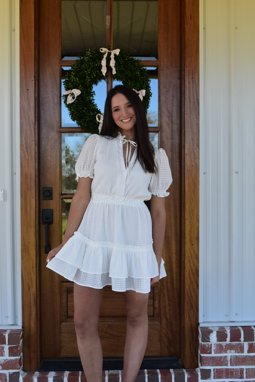 White Summer Mini Dress