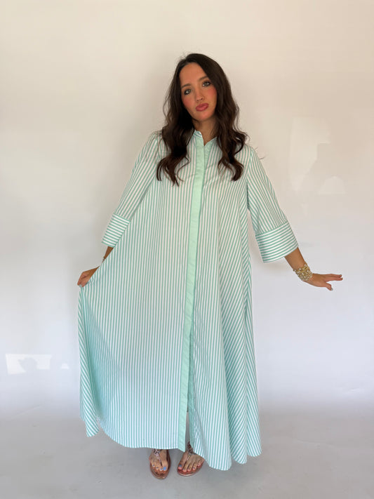 Stripe Maxi Dress Mint