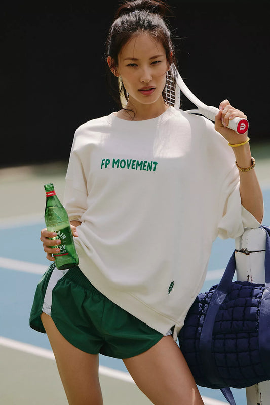 Free People Movement White Sweatshirt