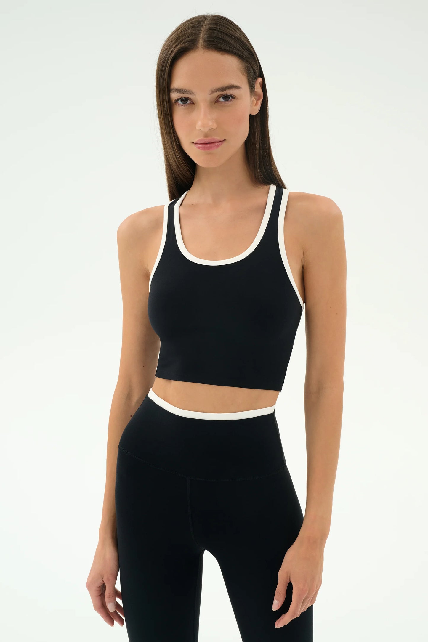 Amber Airweight Bralette Black/White