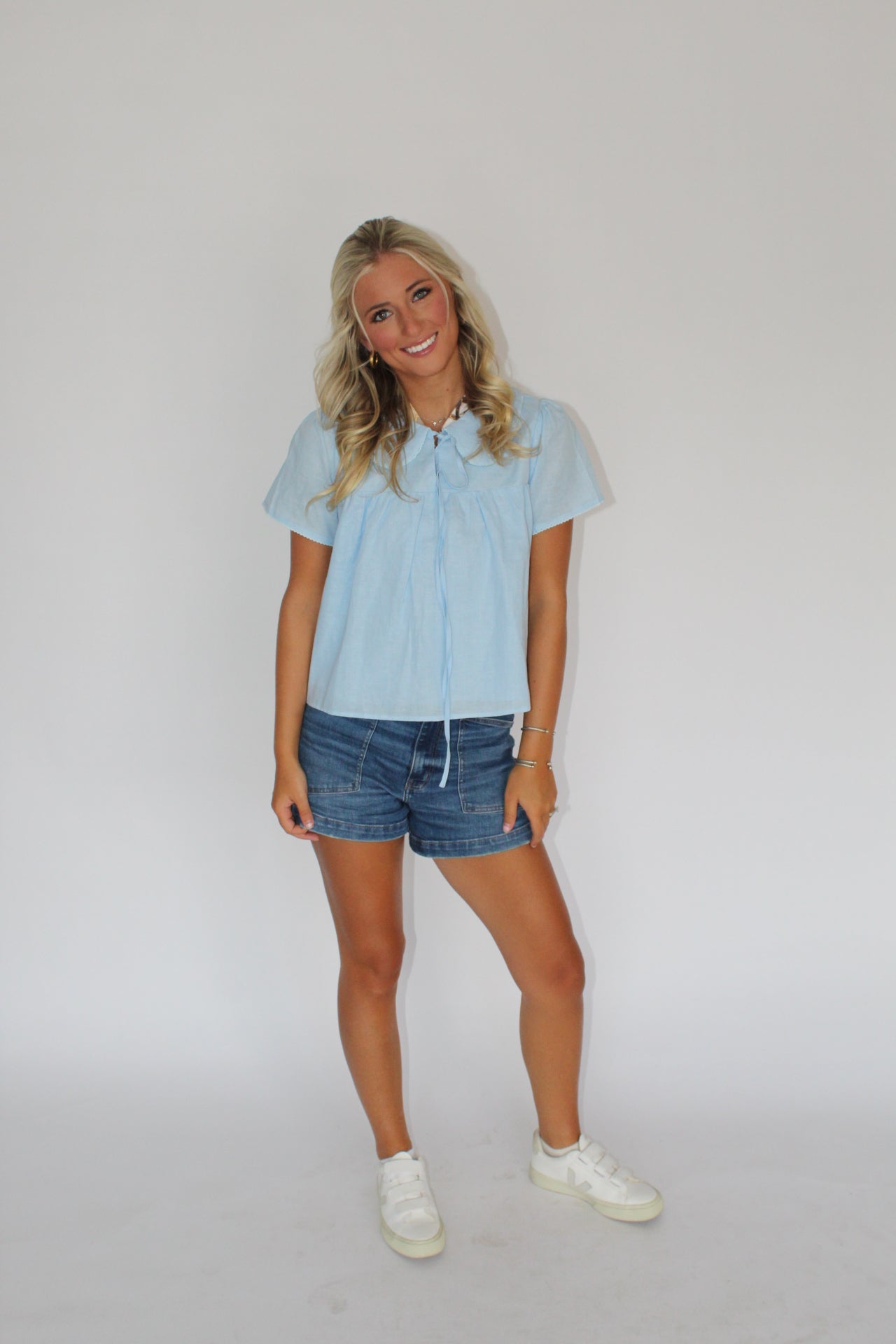 Collared Baby Tee