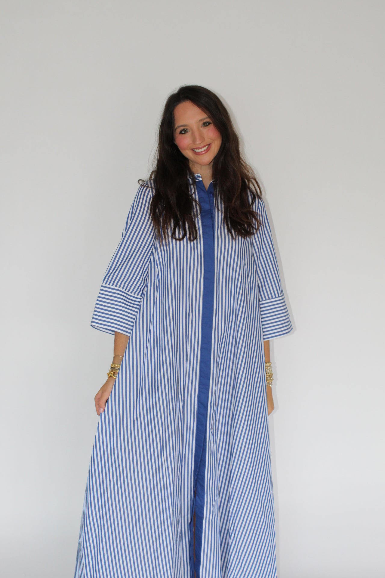 Stripe Midi Dress