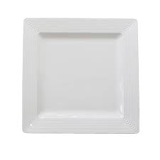 K9 Nora Fleming pinstripes square platter