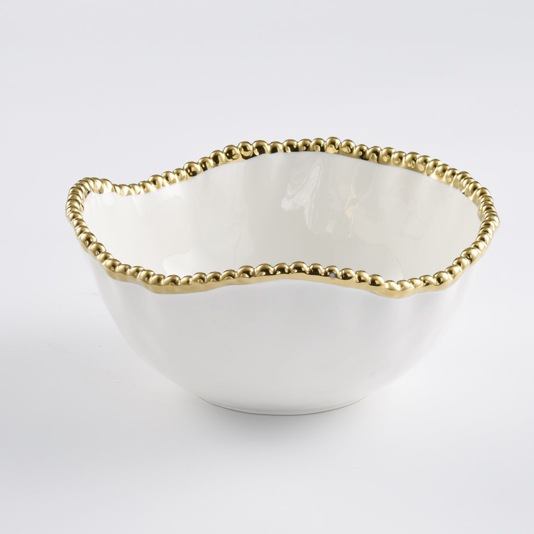 Medium Salad Bowl White Gold CER1719WG