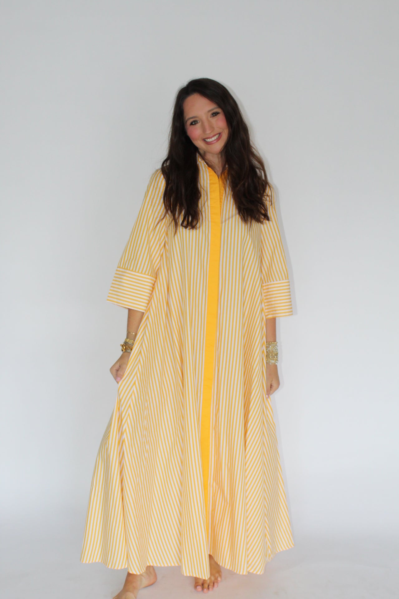 Stripe Midi Dress
