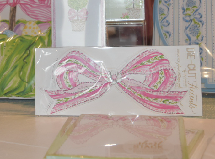 Pink Garden Party Bow Accent