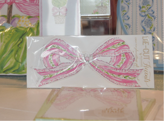Pink Garden Party Bow Accent