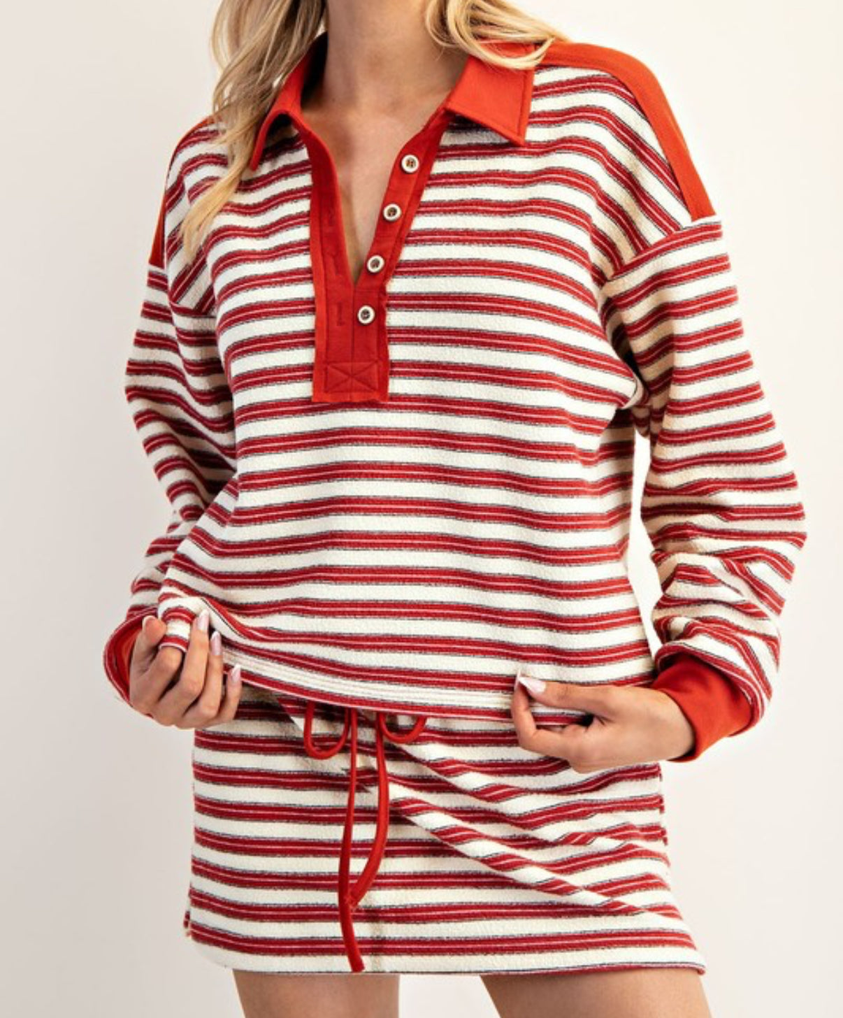 Emma Striped Short Set