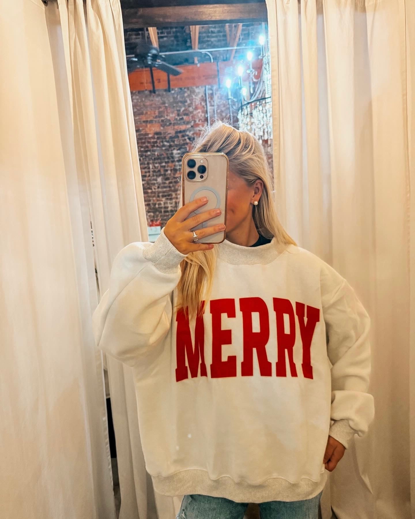 Reversible Mock Neck Grinch/Merry