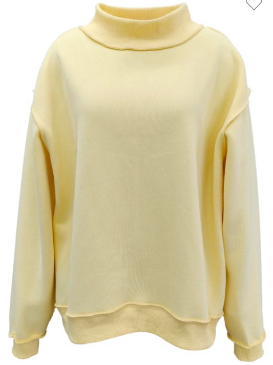 Yellow Mock Neck