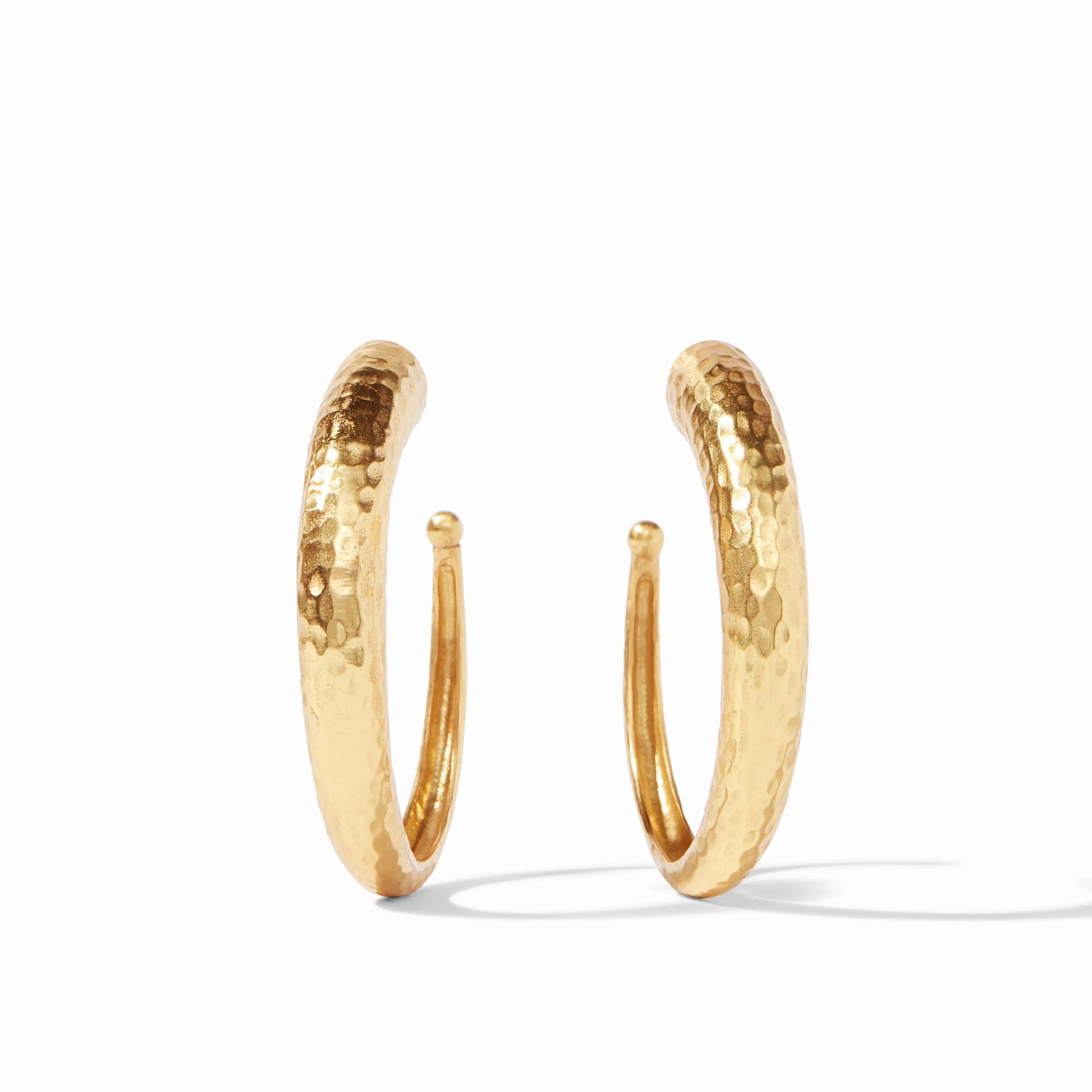 Hammered Hoop Gold Large Julie Vos