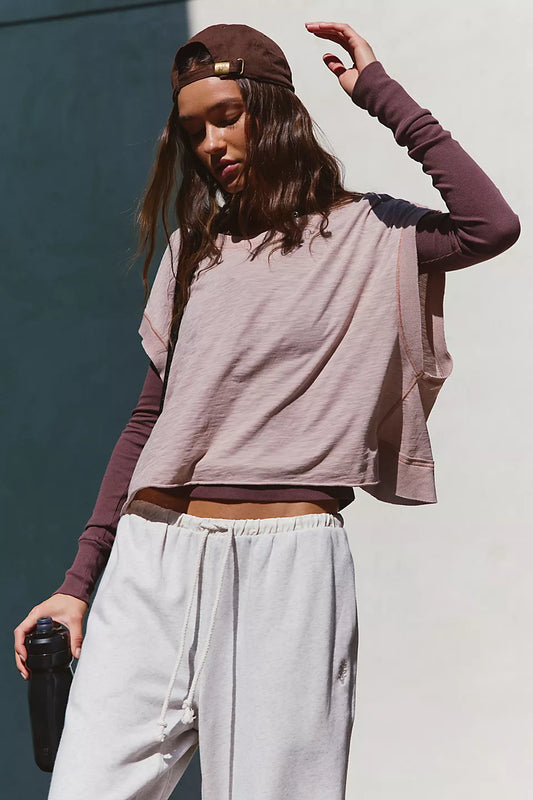 Free People Sandy My Time Tee