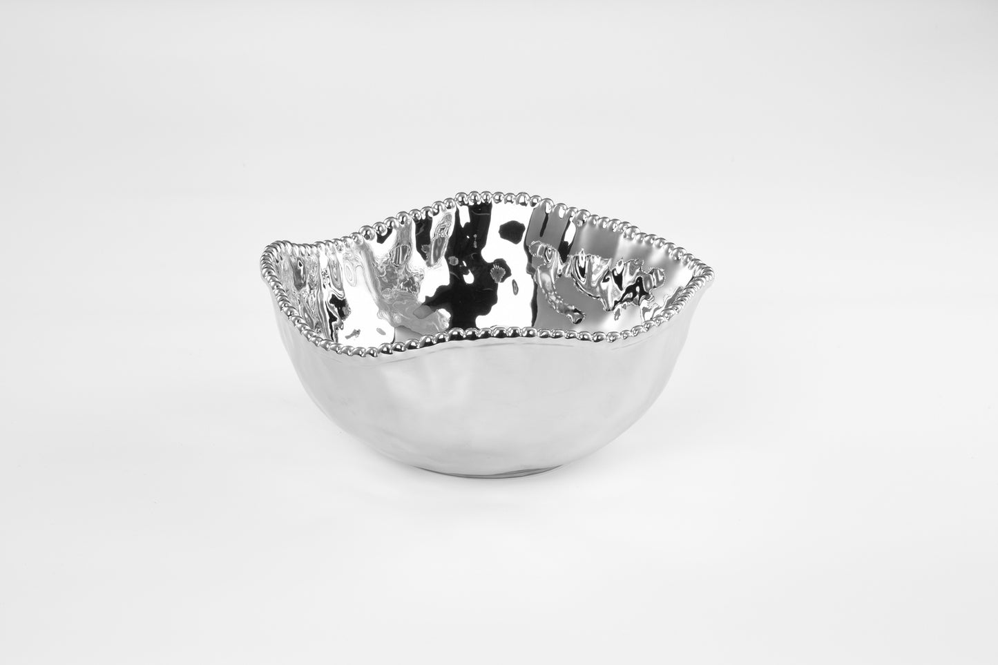 Large Salad Bowl Silver Pampa Bay CER1721