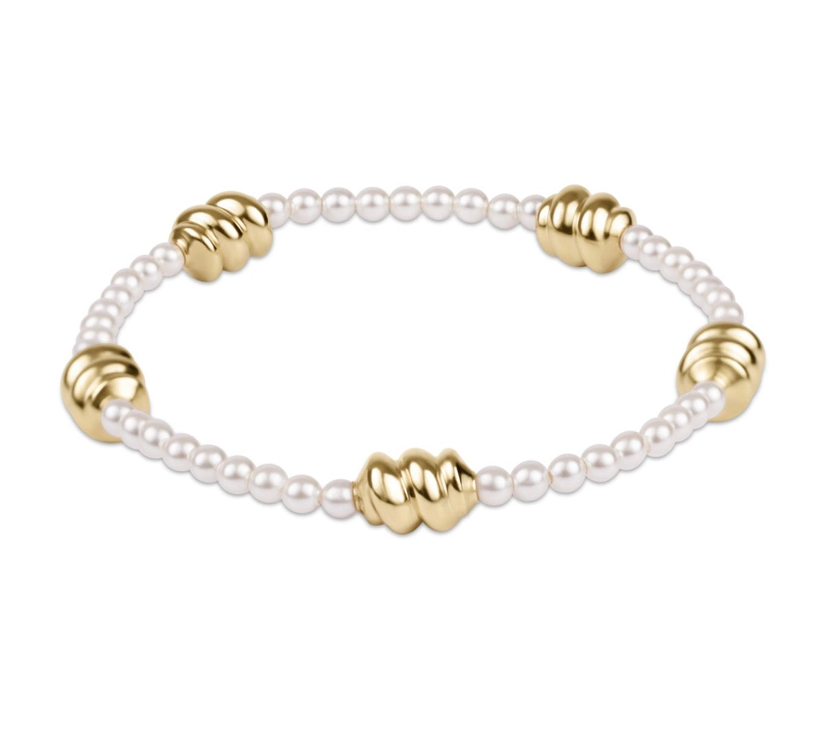 Enewton-Admire Gold 3mm Pearl Bracelet