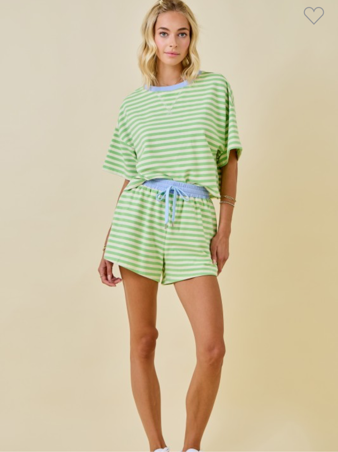 Striped Hayden Short Set