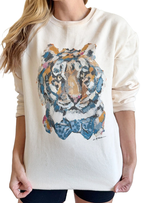 Watercolor Tiger Sweatshirt (long sleeve)