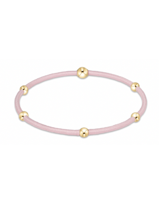 "E"essentials Bracelet Hair Tie - Light Pink