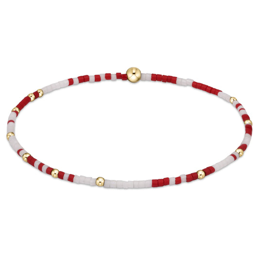 gameday hope unwritten bracelet - crimson-white girl