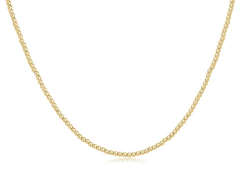 enewton 17" Choker Classic Gold Bead