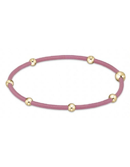"E"essentials Bracelet Hair Tie - Bright Pink