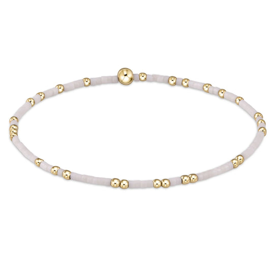 hope unwritten bracelet - white