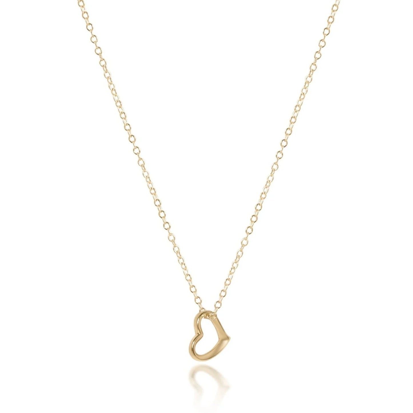 Enewton - Necklace - 16in Love Small Gold Charm