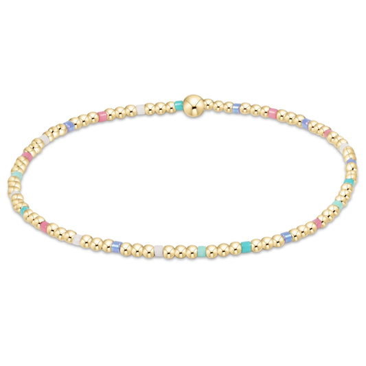 hope sincerity pattern 2mm bead bracelet - hot mess ss25