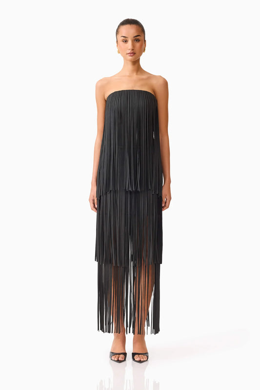 Alya Fringe Black Elliatt Dress