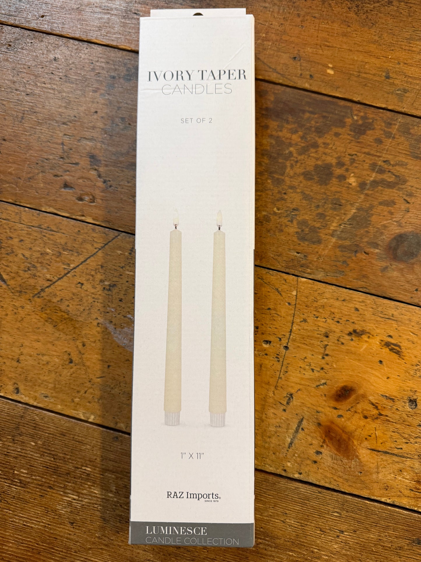Ivory Taper Candles