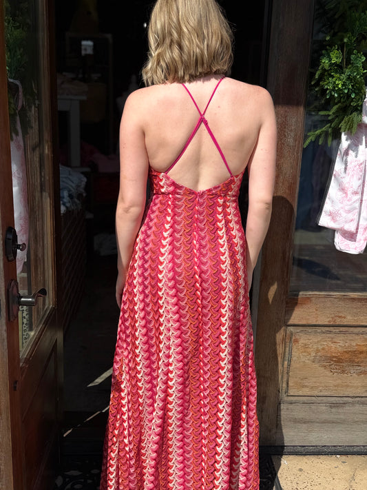 Crochet Lace Multi Maxi Dress