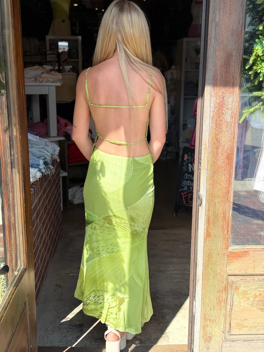 Open Back Sleeveless Mesh Top