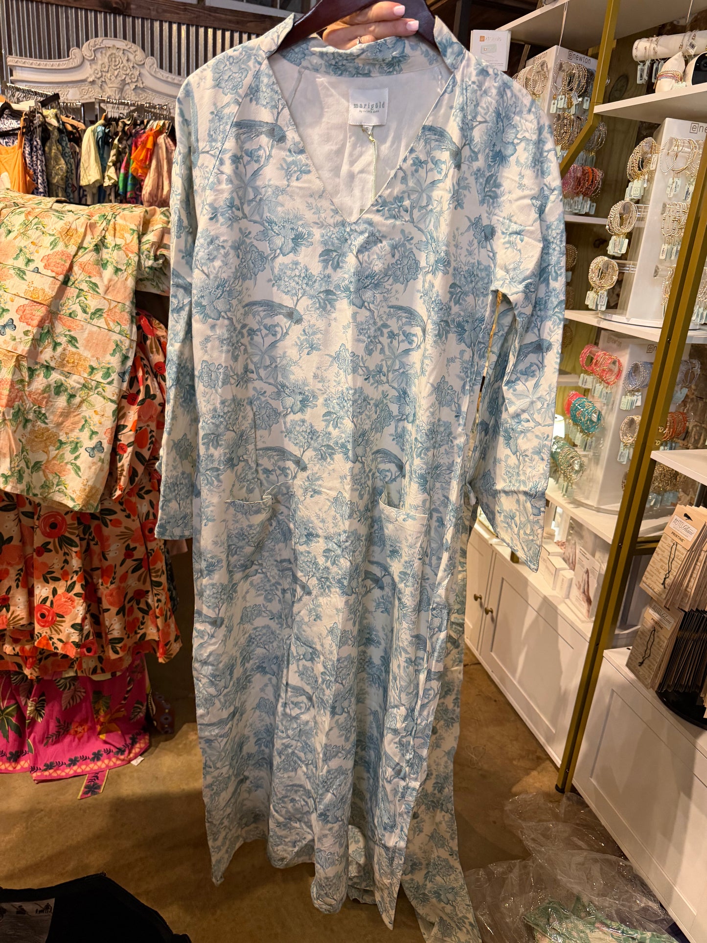 Eloise Maxi/ Chinoiserie Victoria Dunn Dress
