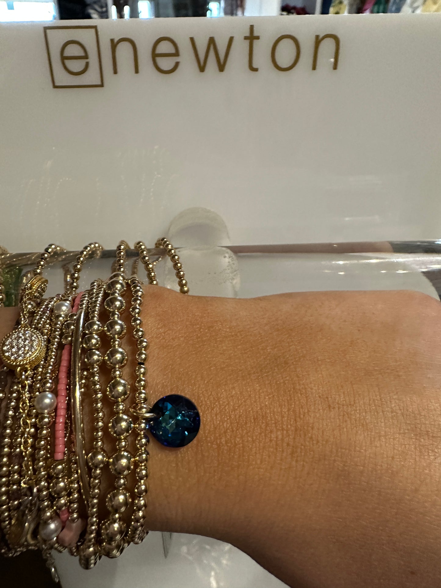 CL GLD 3MM REFL Birthstone Colors