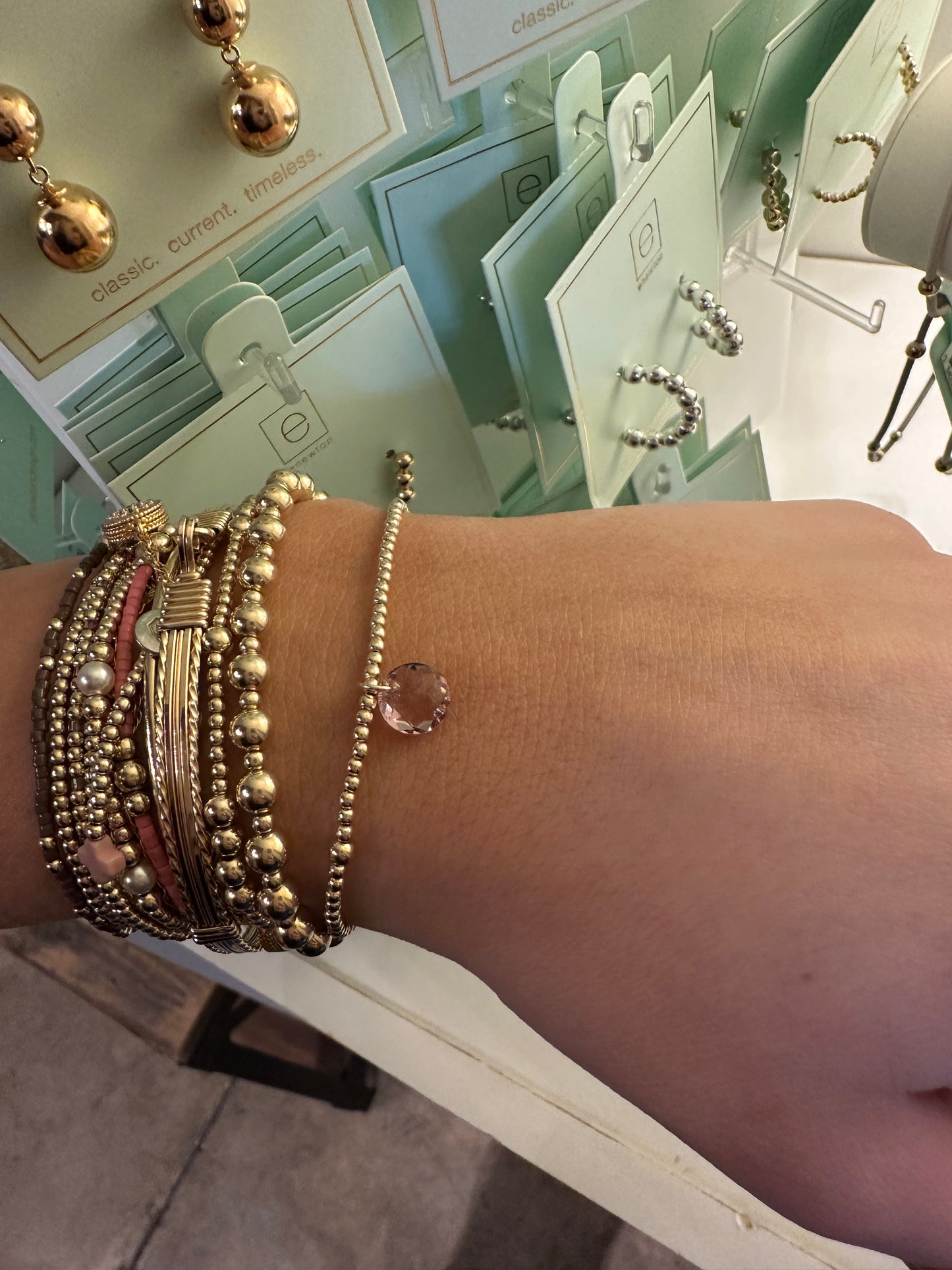 CL GLD 2MM REFL SM BirthStone