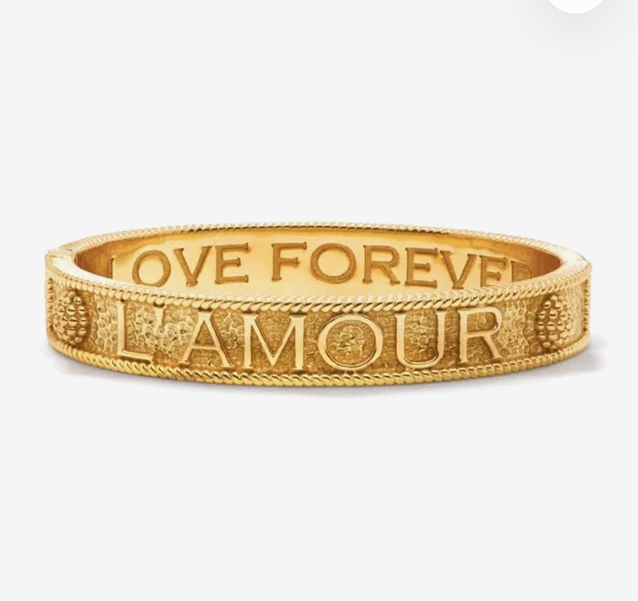 Capucine de Wulf L'Amour Toujour Hinged Bangle