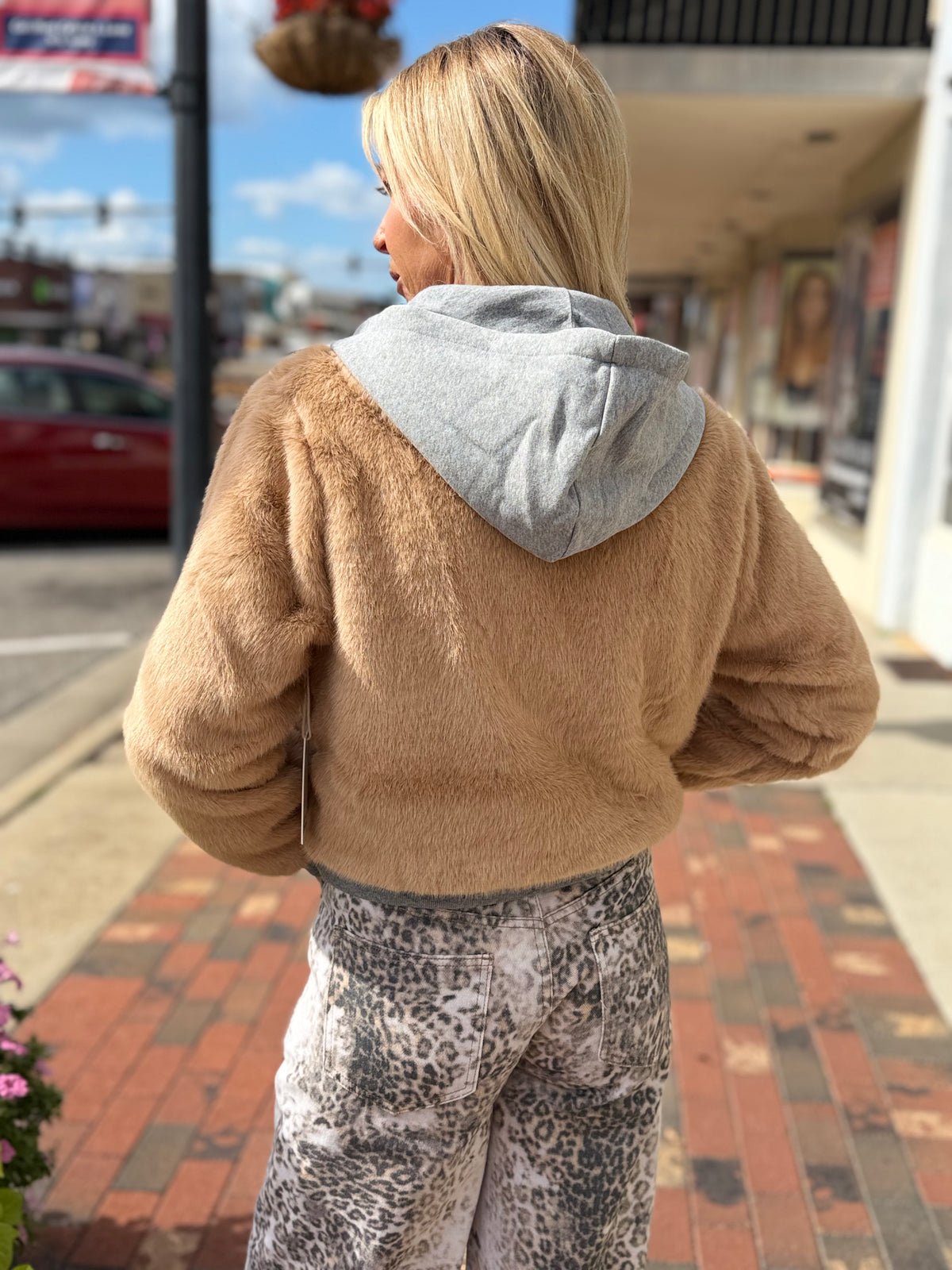 Fur & Fleece Combo Jacket
