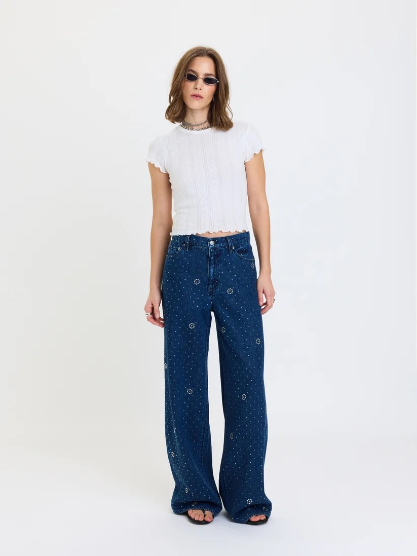 THE WANDERER MID RISE PALAZZO IN GLIMMER daze