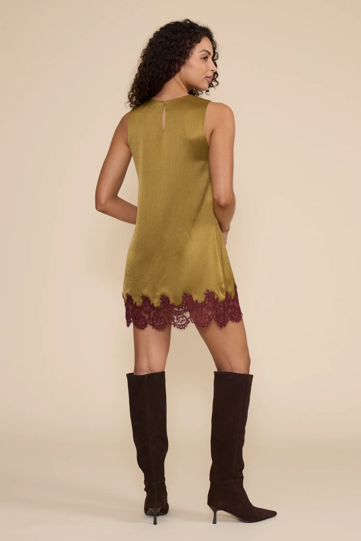 Roxy Lace Hem Dress