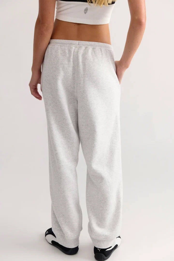 Free People Movement: Final Call Jogger-White Heather Grey