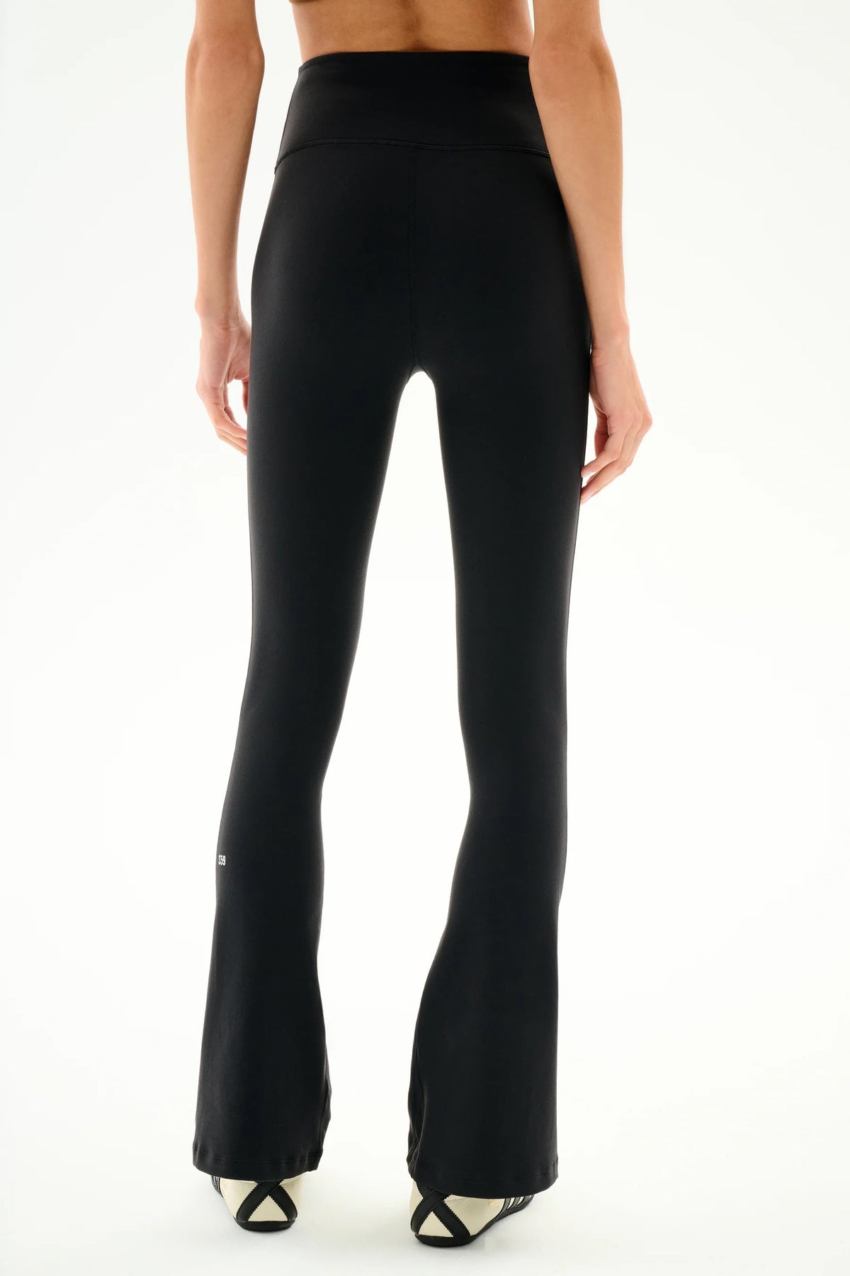 Raquel High Waist Supplex Flare 30 Black/Cream
