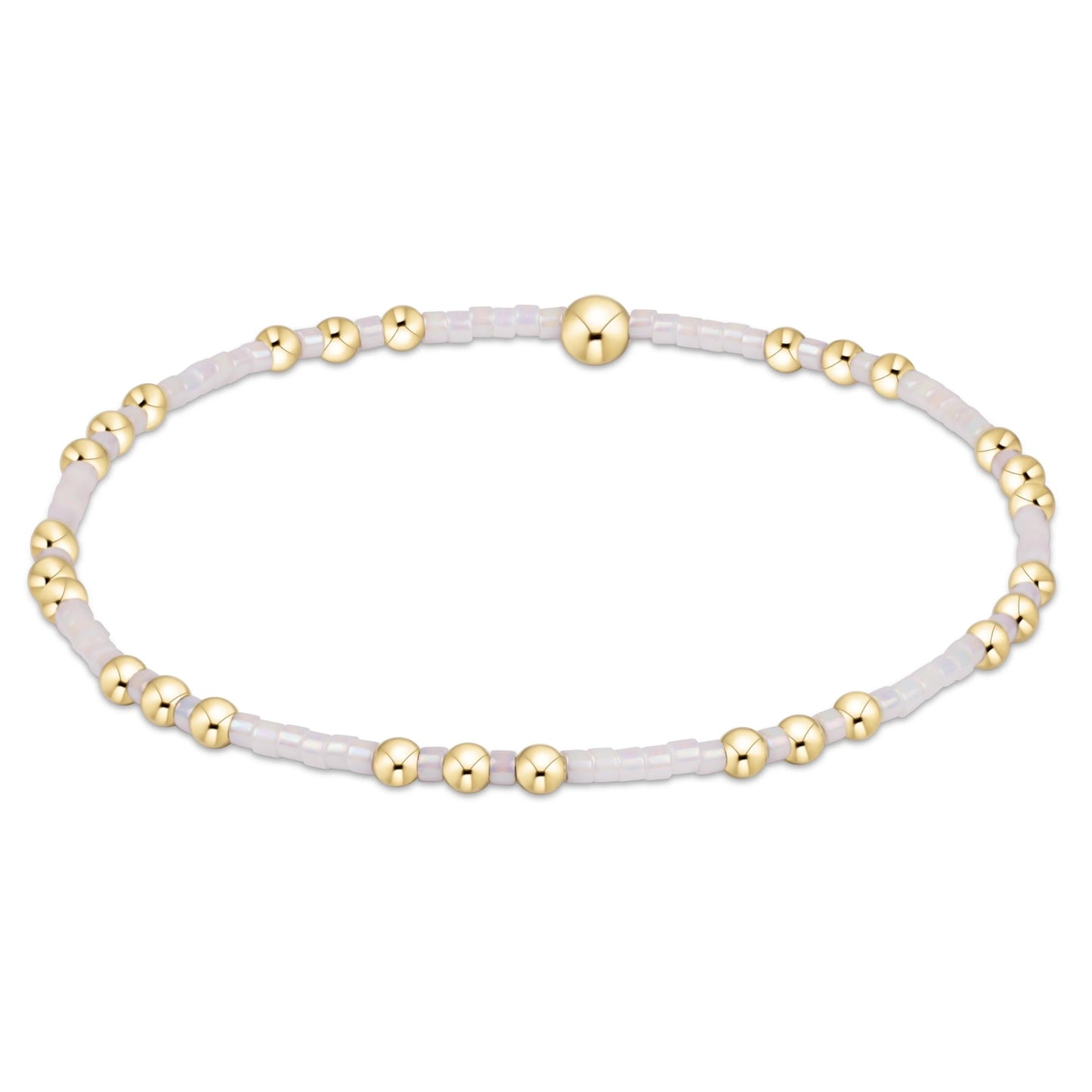 hope joy bracelet - silky white