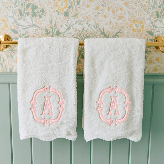 Scallop Hand Towels (pair)