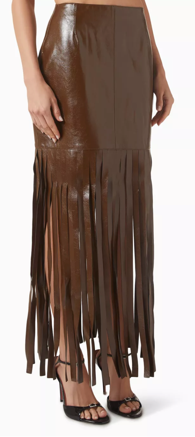 Elliatt Brown Anya Fringe Skirt