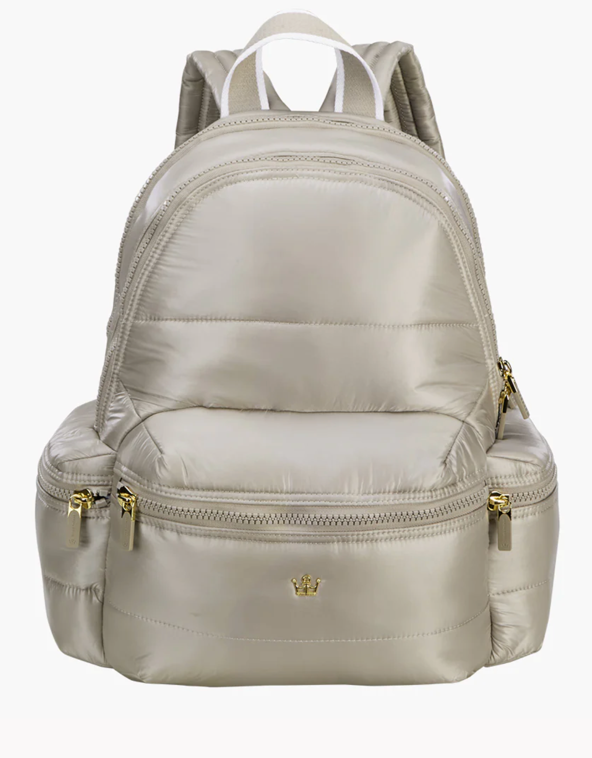 Mega Fluff Laptop Backpack Dk Grey Taupe