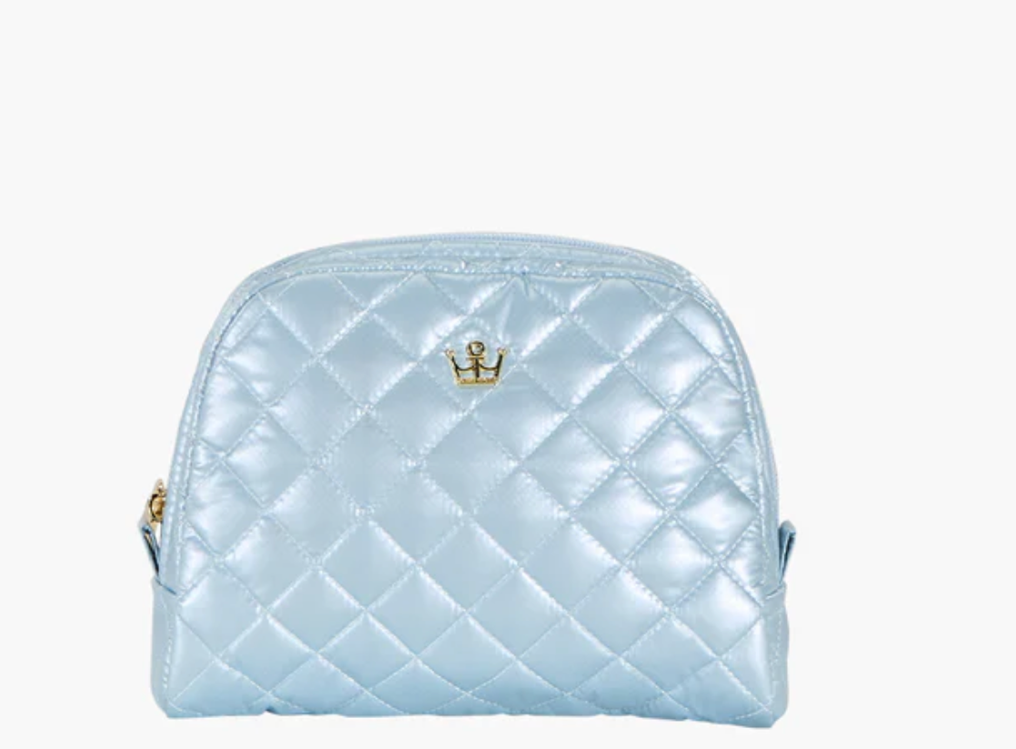 Kst Cosmetic Case Med Sky Blue Metallic