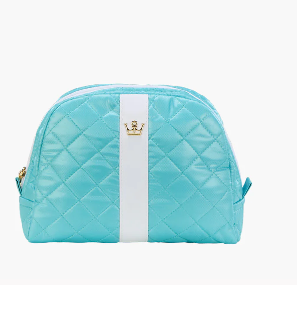 Kst Cosmetic Case Med Ocean Blue/White Stripe