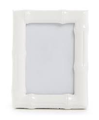 Small Bamboo White Frame