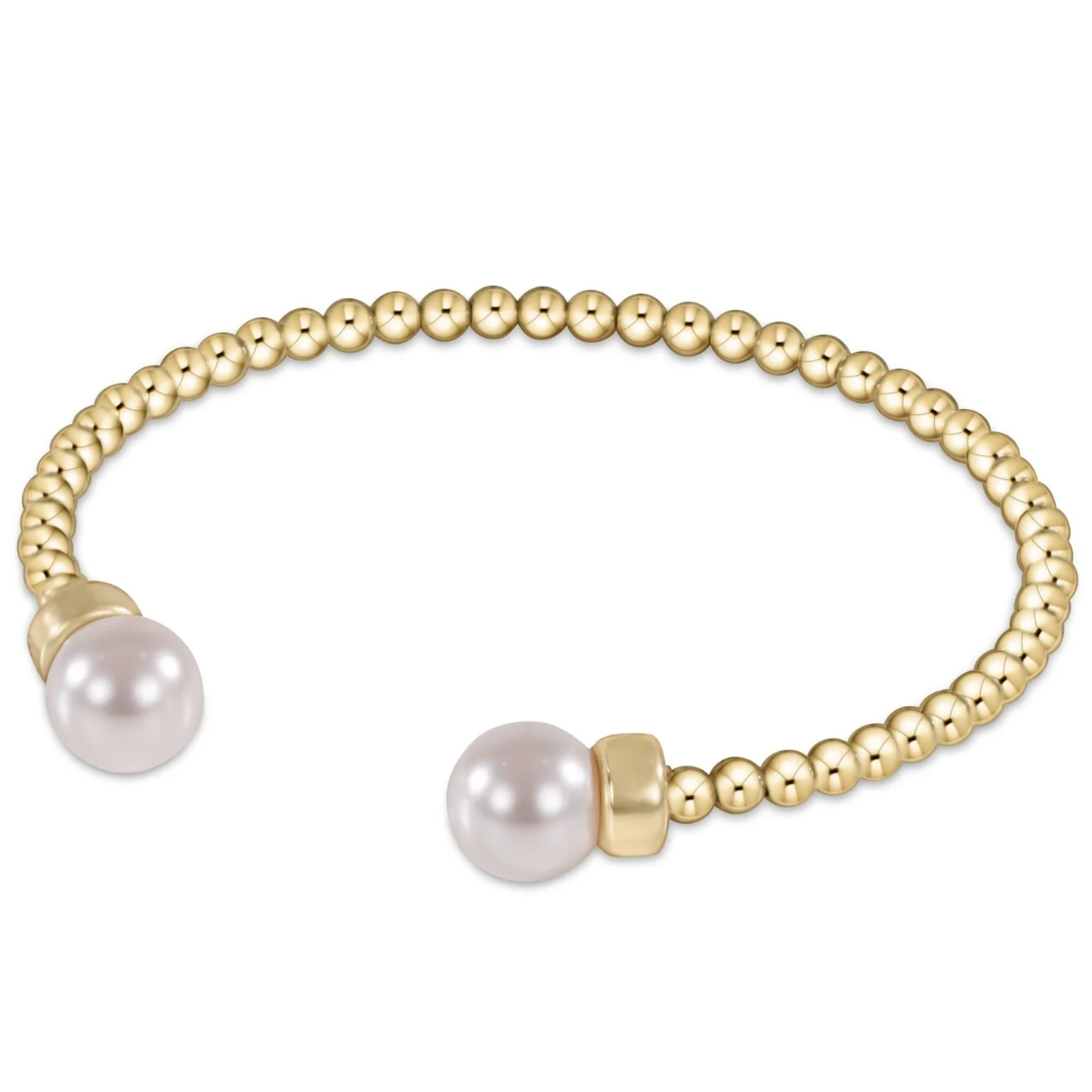 Classic Gold 3MM Cuff Pearl