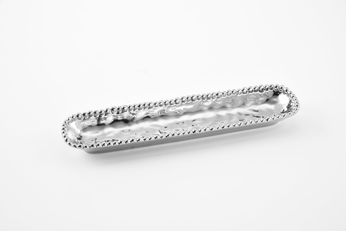 PAMPA BAY SILVER CRACKER SERVING DISH